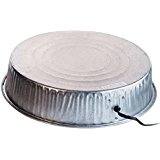 Heated waterer base
